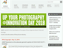 Tablet Screenshot of cepic.org